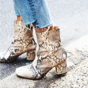 Free People Snake Cecile Boot